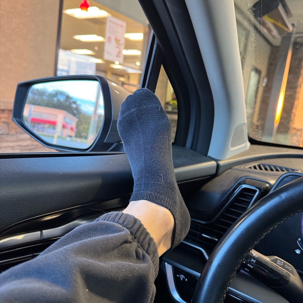 Black Ankle Socks for Women